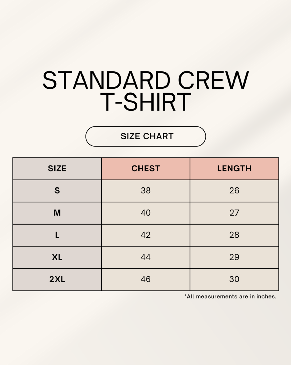 Color_Size Chart