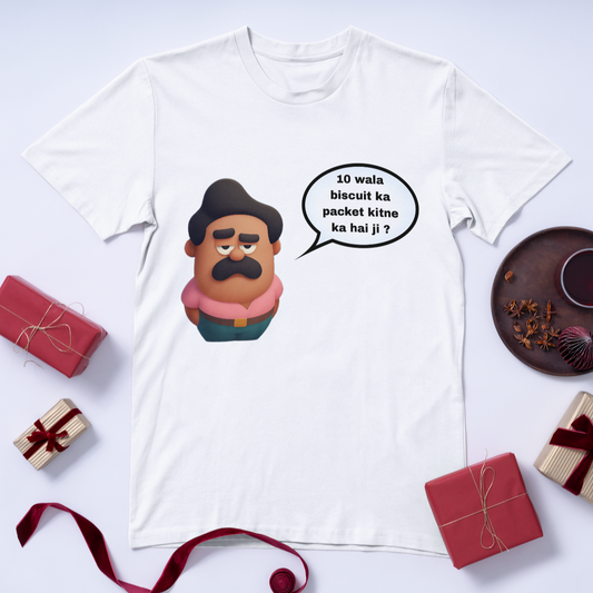 10 rupee wala biscuit meme Unisex Standard Crew T-Shirt